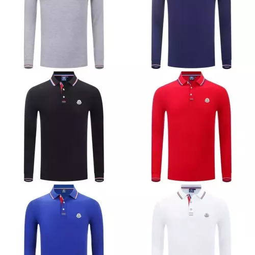 Replica Moncler T-Shirts Long Sleeved For Men #1307378 $39.00 USD for Wholesale