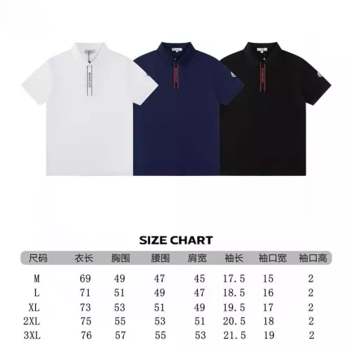 Replica Moncler T-Shirts Short Sleeved For Men #1307396 $39.00 USD for Wholesale