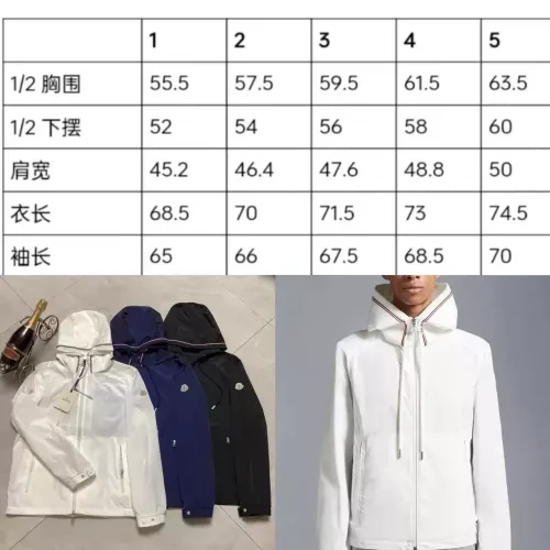 Replica Moncler Jackets Long Sleeved For Men #1307404 $85.00 USD for Wholesale