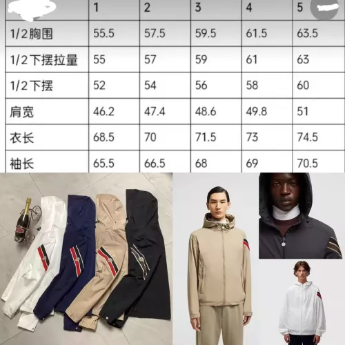 Replica Moncler Jackets Long Sleeved For Men #1307408 $85.00 USD for Wholesale