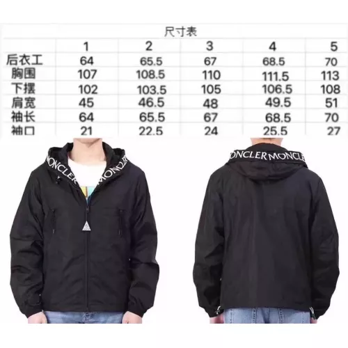 Replica Moncler Jackets Long Sleeved For Men #1307433 $85.00 USD for Wholesale