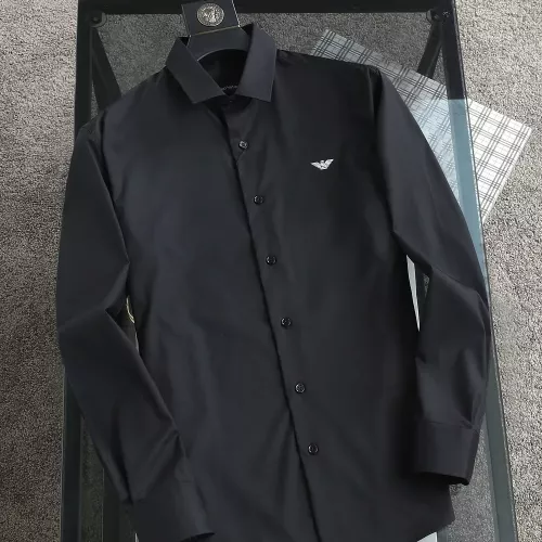 Armani Shirts Long Sleeved For Men #1307612