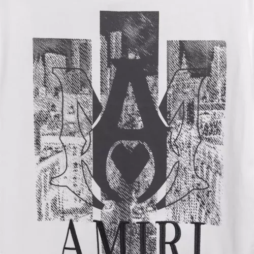 Replica Amiri T-Shirts Short Sleeved For Men #1307742 $34.00 USD for Wholesale