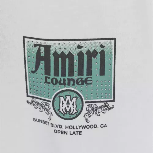 Replica Amiri T-Shirts Short Sleeved For Men #1307744 $34.00 USD for Wholesale