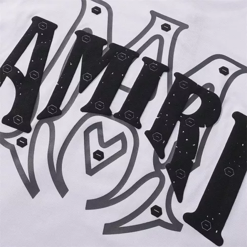 Replica Amiri T-Shirts Short Sleeved For Unisex #1308101 $32.00 USD for Wholesale