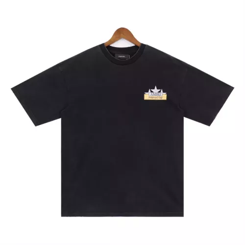 Replica Amiri T-Shirts Short Sleeved For Unisex #1308103 $34.00 USD for Wholesale