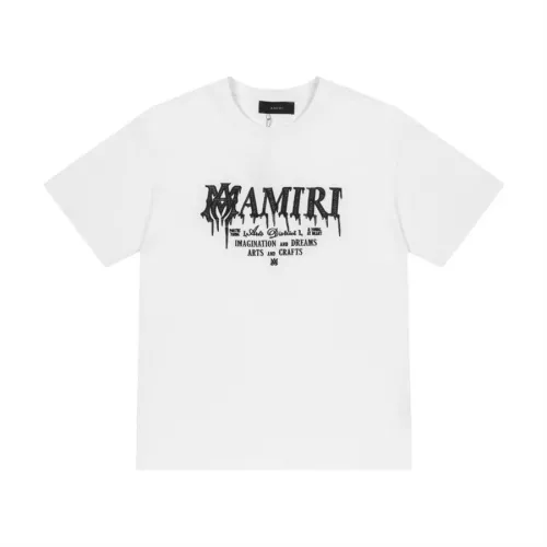 Amiri T-Shirts Short Sleeved For Unisex #1308120 $39.00 USD, Wholesale Replica Amiri T-Shirts