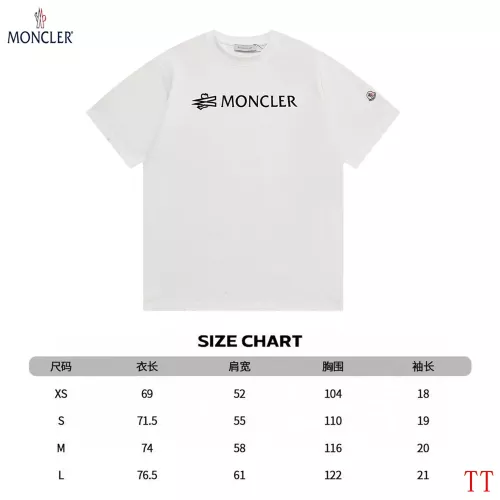 Replica Moncler T-Shirts Short Sleeved For Unisex #1308343 $39.00 USD for Wholesale