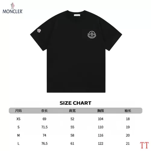 Replica Moncler T-Shirts Short Sleeved For Unisex #1308347 $39.00 USD for Wholesale