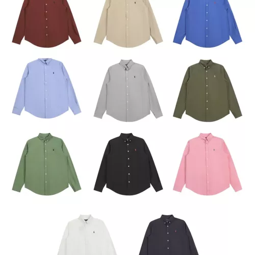 Replica Ralph Lauren Polo Shirts Long Sleeved For Unisex #1308523 $56.00 USD for Wholesale