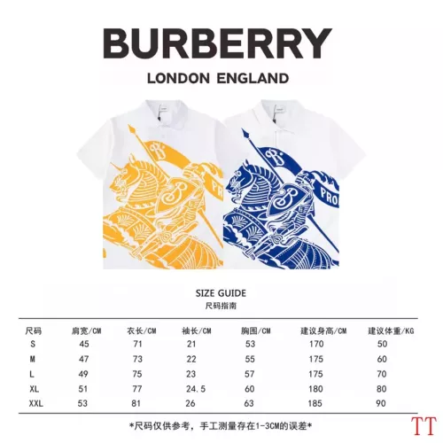 Replica Burberry T-Shirts Short Sleeved For Unisex #1308541 $45.00 USD for Wholesale