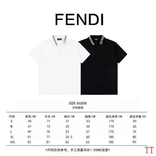 Replica Fendi T-Shirts Short Sleeved For Unisex #1308632 $45.00 USD for Wholesale