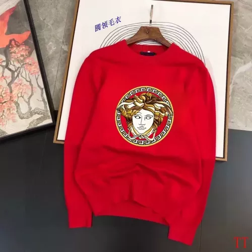 Versace Sweaters Long Sleeved For Men #1308718 $56.00 USD, Wholesale Replica Versace Sweaters