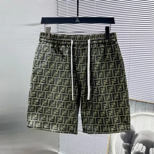 Replica Fendi Tracksuits Short Sleeved For Men #1308829 $82.00 USD for Wholesale