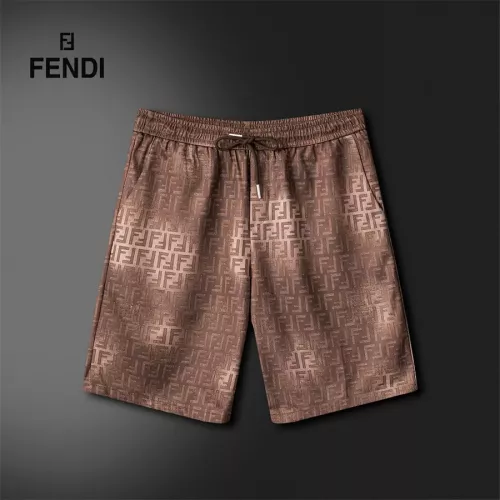 Replica Fendi Tracksuits Short Sleeved For Men #1308882 $72.00 USD for Wholesale