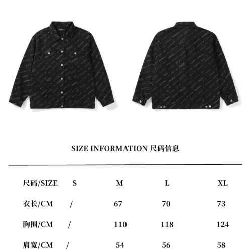 Replica Balenciaga Jackets Long Sleeved For Men #1309295 $60.00 USD for Wholesale
