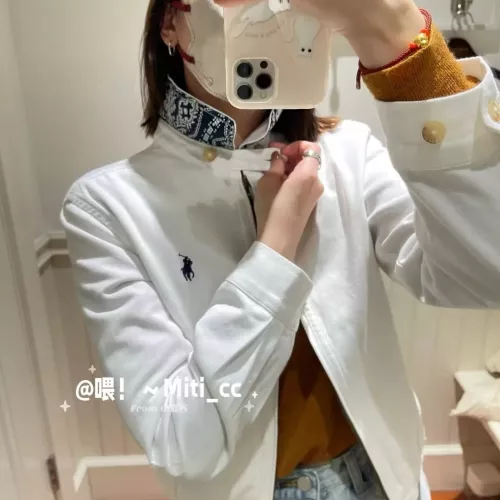 Replica Ralph Lauren Polo Jackets Long Sleeved For Women #1309336 $64.00 USD for Wholesale