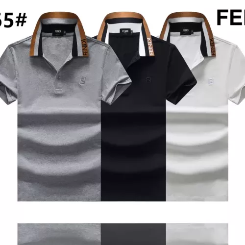 Replica Fendi T-Shirts Short Sleeved For Men #1309376 $25.00 USD for Wholesale