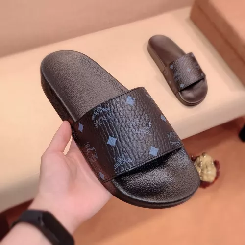 Replica MCM Slippers For Men #1309441 $42.00 USD for Wholesale