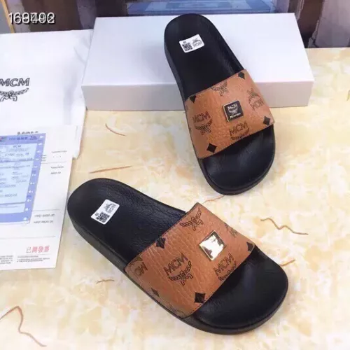 Replica MCM Slippers For Women #1309459 $42.00 USD for Wholesale