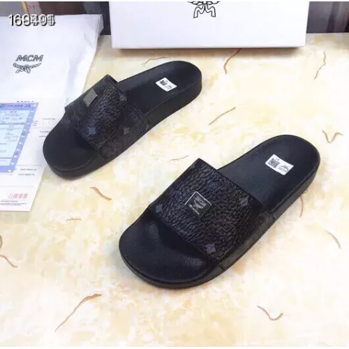Replica MCM Slippers For Men #1309460 $42.00 USD for Wholesale