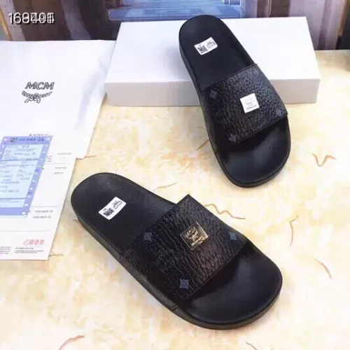 Replica MCM Slippers For Men #1309460 $42.00 USD for Wholesale