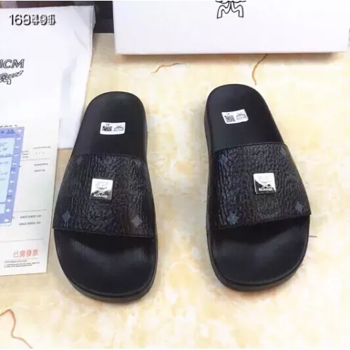 Replica MCM Slippers For Men #1309460 $42.00 USD for Wholesale