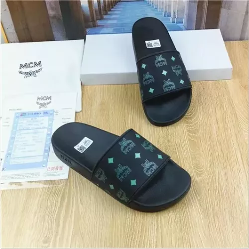 Replica MCM Slippers For Men #1309468 $42.00 USD for Wholesale