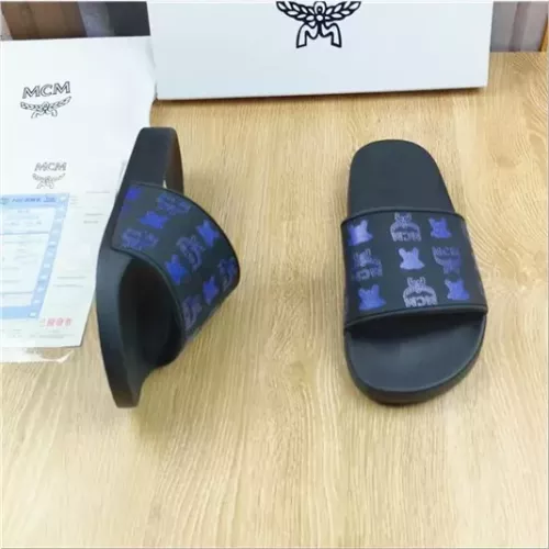 Replica MCM Slippers For Men #1309472 $42.00 USD for Wholesale