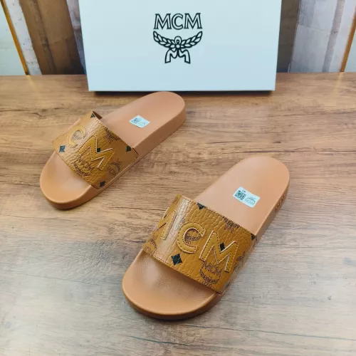 Replica MCM Slippers For Men #1309474 $42.00 USD for Wholesale