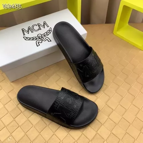 Replica MCM Slippers For Men #1309476 $42.00 USD for Wholesale