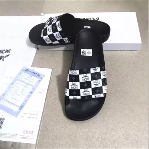 Replica MCM Slippers For Men #1309478 $42.00 USD for Wholesale