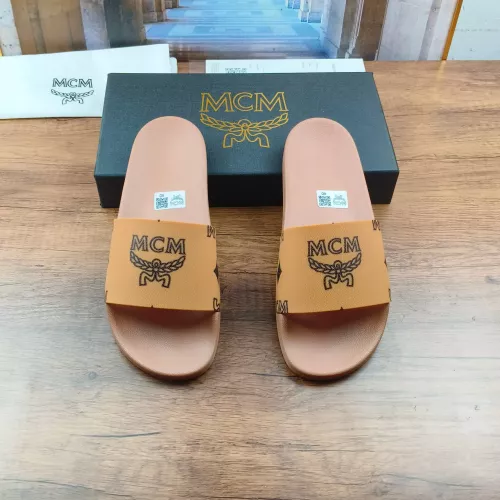 Replica MCM Slippers For Men #1309488 $42.00 USD for Wholesale