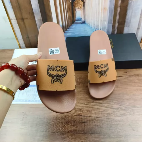 Replica MCM Slippers For Men #1309488 $42.00 USD for Wholesale