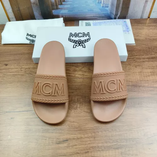 Replica MCM Slippers For Men #1309499 $42.00 USD for Wholesale