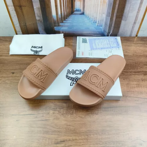 Replica MCM Slippers For Men #1309499 $42.00 USD for Wholesale