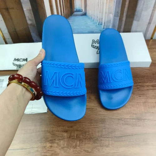 Replica MCM Slippers For Men #1309509 $42.00 USD for Wholesale