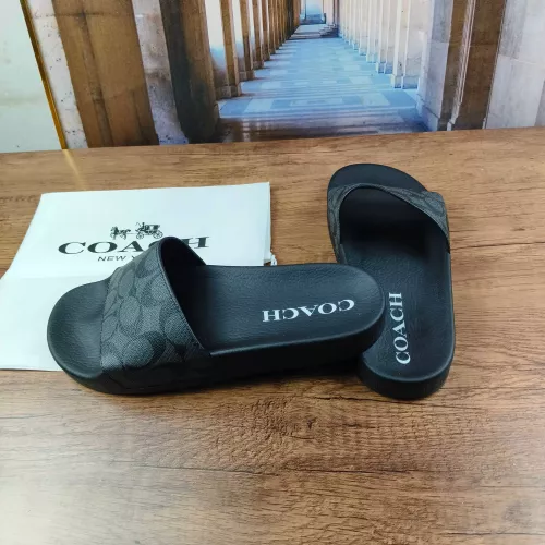Replica Coach Slippers For Men #1309638 $42.00 USD for Wholesale