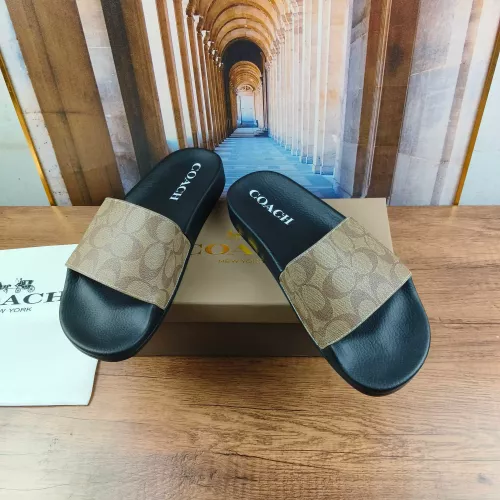 Replica Coach Slippers For Men #1309641 $42.00 USD for Wholesale