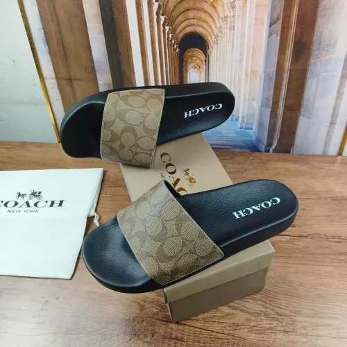 Replica Coach Slippers For Men #1309641 $42.00 USD for Wholesale