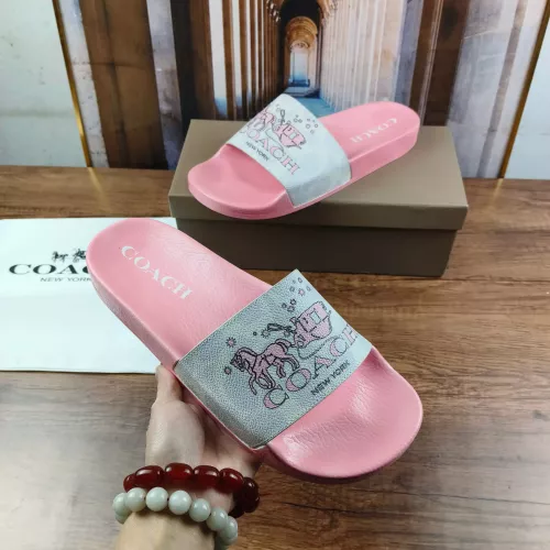 Replica Coach Slippers For Women #1309644 $42.00 USD for Wholesale