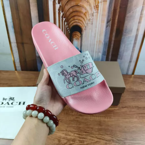 Replica Coach Slippers For Women #1309644 $42.00 USD for Wholesale