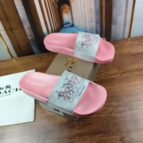 Replica Coach Slippers For Women #1309644 $42.00 USD for Wholesale