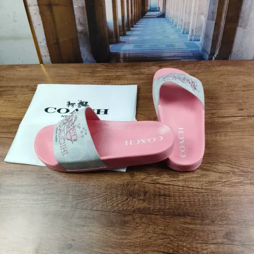 Replica Coach Slippers For Women #1309644 $42.00 USD for Wholesale