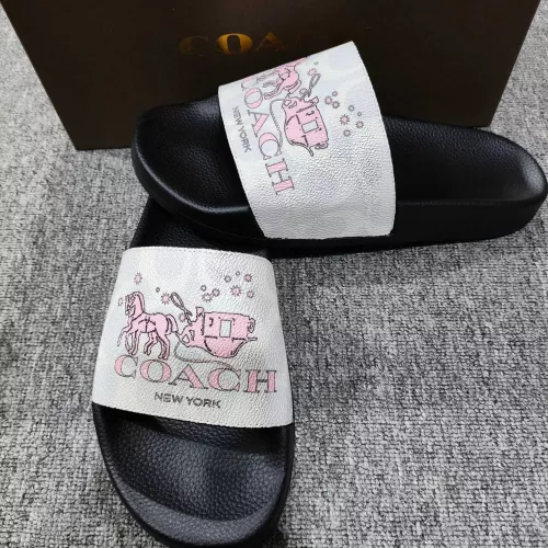 Replica Coach Slippers For Women #1309645 $42.00 USD for Wholesale
