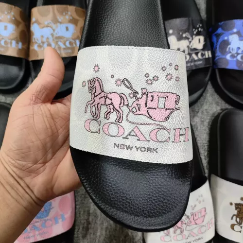 Replica Coach Slippers For Men #1309646 $42.00 USD for Wholesale