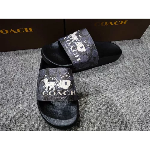 Replica Coach Slippers For Women #1309655 $42.00 USD for Wholesale