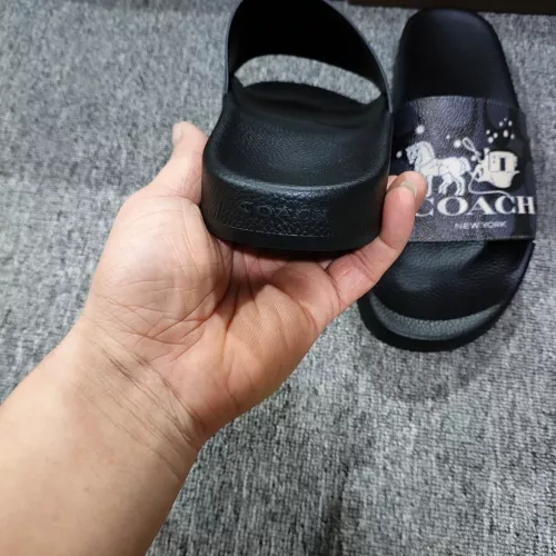 Replica Coach Slippers For Men #1309656 $42.00 USD for Wholesale
