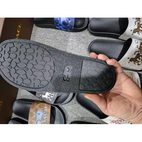 Replica Coach Slippers For Men #1309656 $42.00 USD for Wholesale
