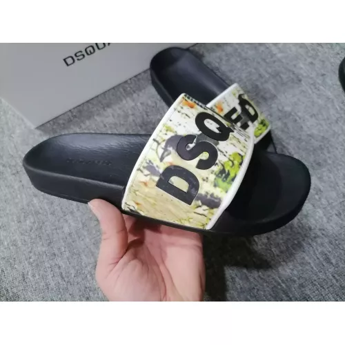 Replica Dsquared Slippers For Men #1309657 $42.00 USD for Wholesale